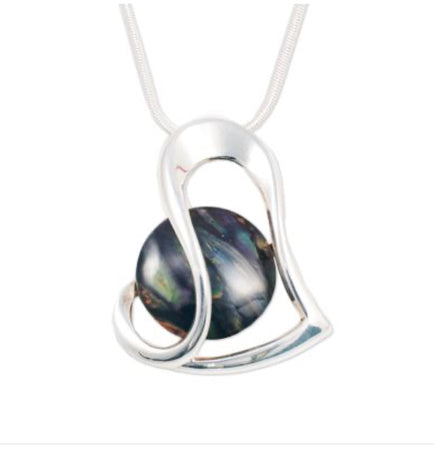 Heather Gems Heart Plated Pendant