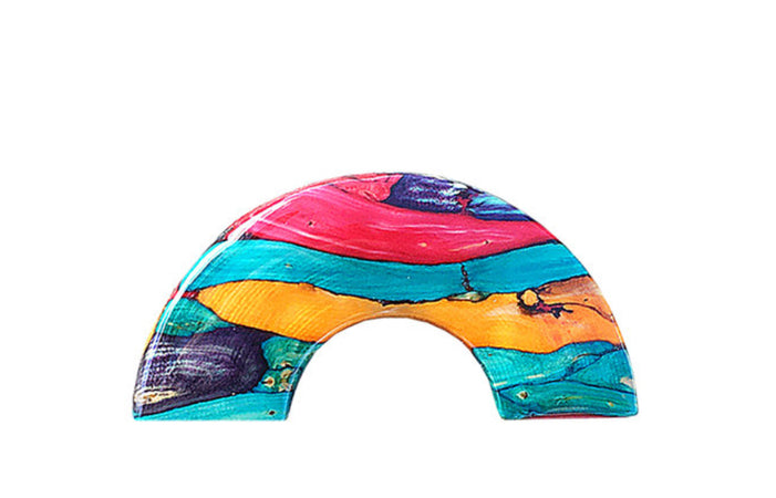 Heathergems Rainbow Brooch HB23