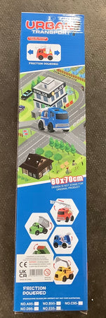 Toy Urban Transport Play Mat with Vehicle