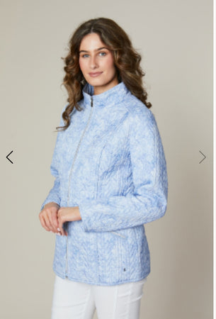 Jessica Graaf Floral Embossed Jacket