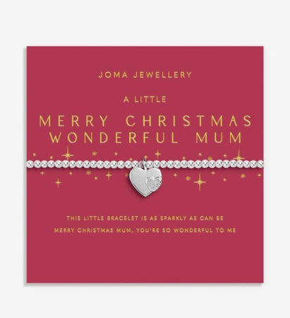 Joma Jewellery Christmas A Little 'Merry Christmas' Bracelets Collection - New Lanark Mill Shop