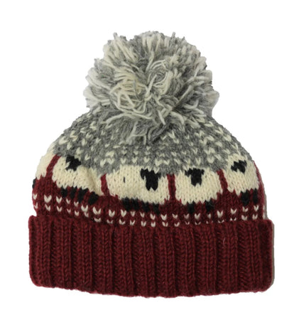 Sheep Bobble Hat