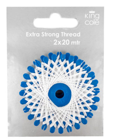 Extra Strong Thread White/Black