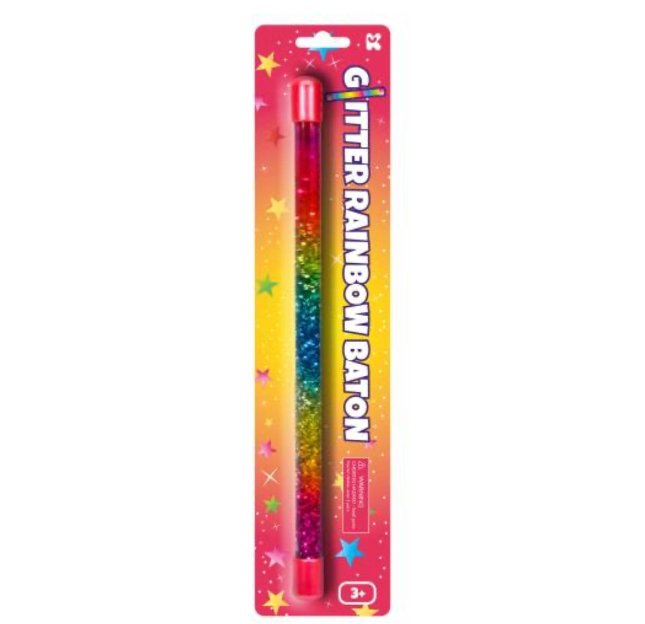 Rainbow Glitter Baton