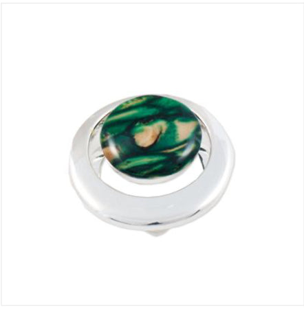 Heather Gems Plated Scarf Ring