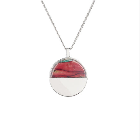 Heather Gems Skye Silver Circle Pendant