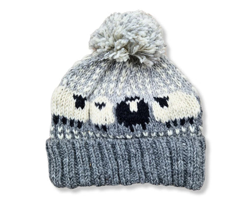 From The Source Sheep Bobble Hat - New Lanark Mill Shop