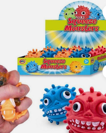 Squeezy Monster Head Toy