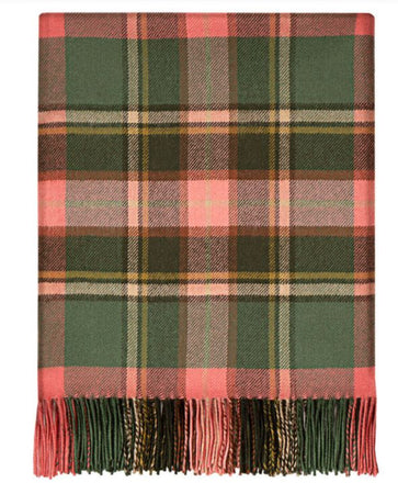 Lochcarron Borders/Bracken Lambswool Blankets