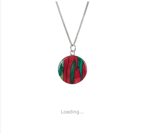 Heather Gems Circle Pendant