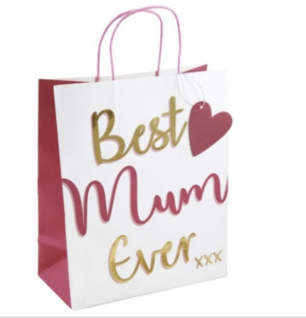 Gift Bag ‘Best Mum Ever’ 3 Sizes Available