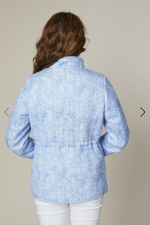 Jessica Graaf Floral Embossed Jacket