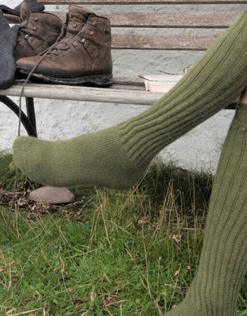 Men’s Knee Alpaca Socks