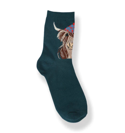 Highland McMoos Novelty Socks
