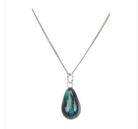 Heather Gems Small Silver Teardrop Pendant