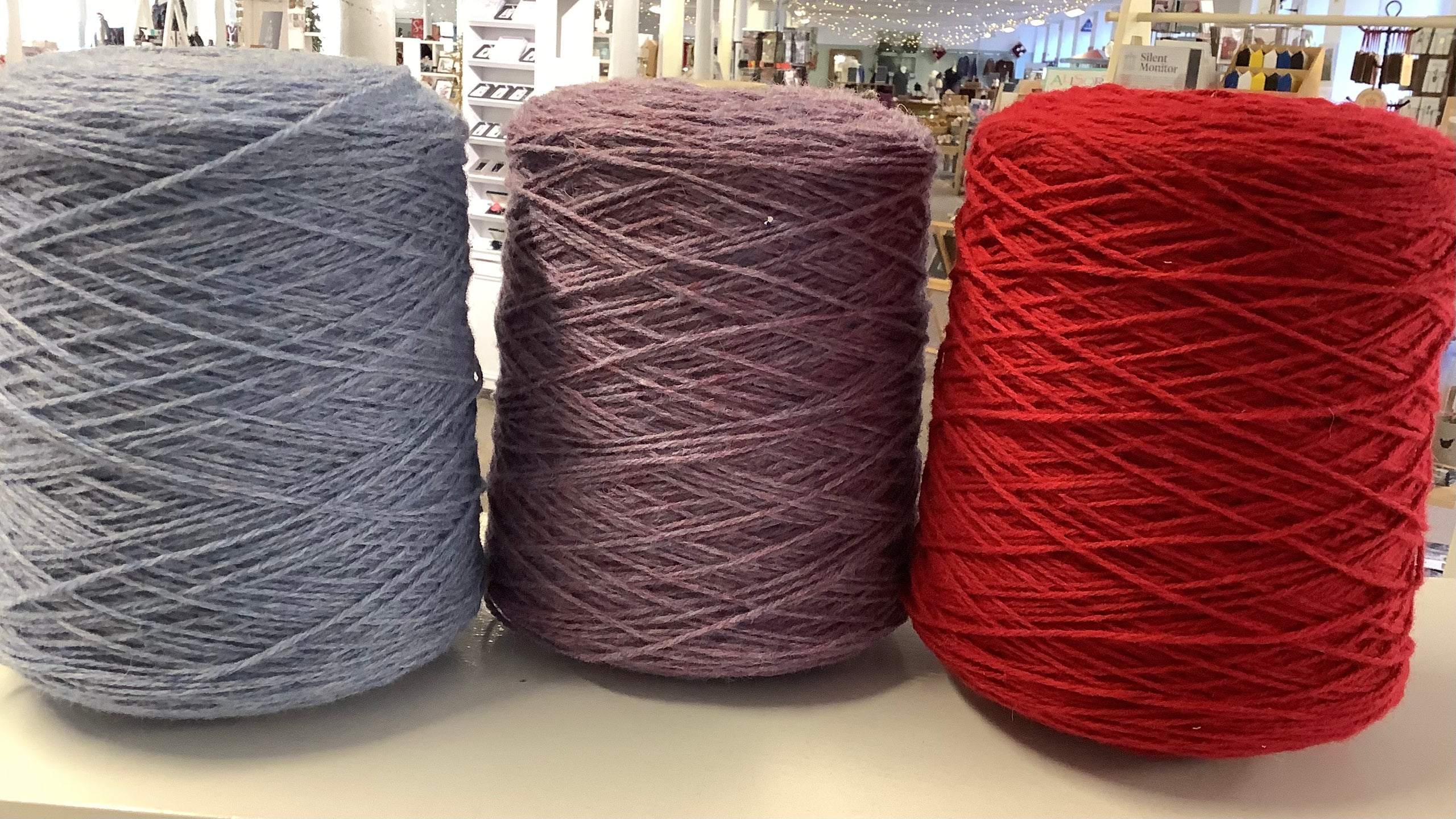 Aran Yarn One Kilo Weight Cones - Various colours available