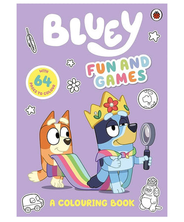 Book - Bluey Fun and Games, a Colouring Book