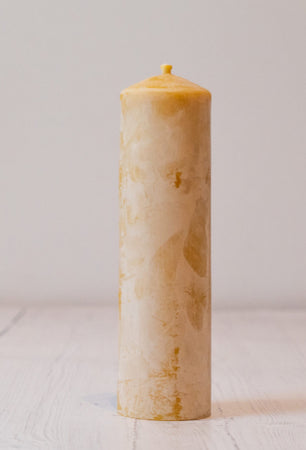 Bees Wax Pillar  Candles