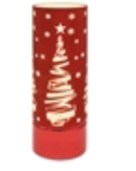 LED Tube Lamp Xmas Tree Red or Silver Large, Medium and Small