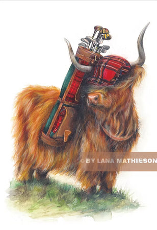 Art by Lana Mathieson Mounted A4 Prints