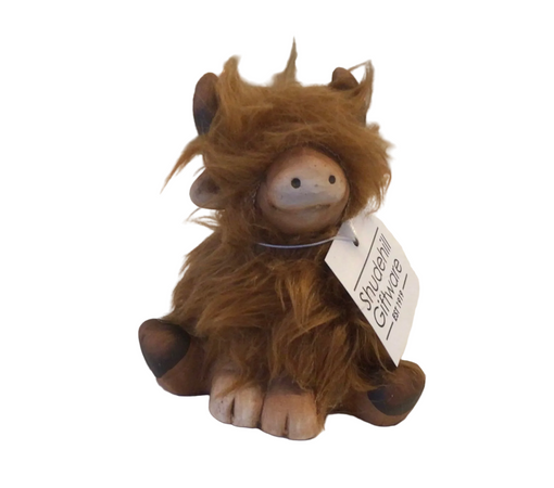 Fluffy Highland Coo Posing