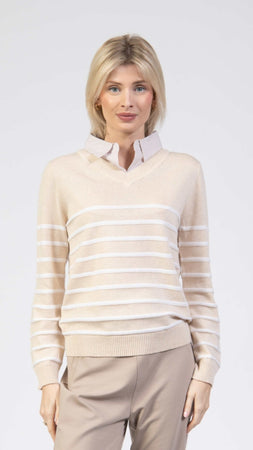 Jessica Graaf A/W25 30303-051 Striped Sweater - New Lanark Mill Shop