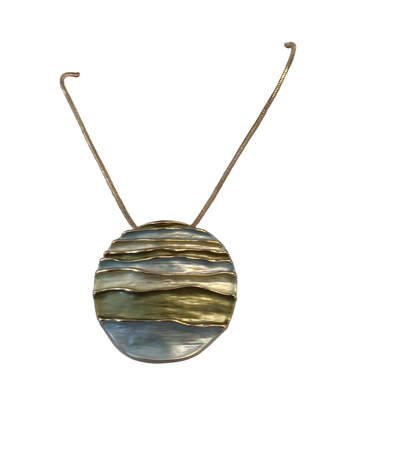 Fashion Abstract Heart Necklace Various Colours - New Lanark Mill Shop