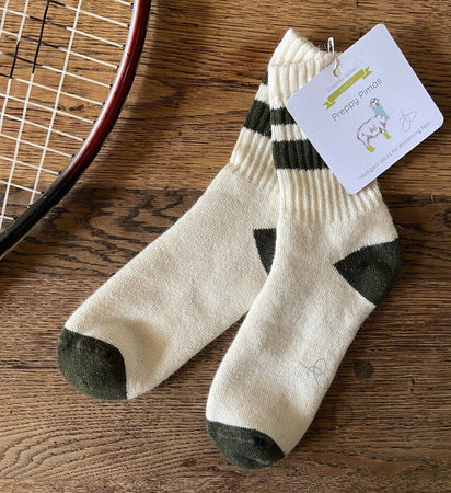 Preppy Alpaca Pima Cotton Socks - New Lanark Mill Shop