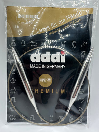 Metal Circular Knitting Needle - Size 12mm, Length 80cm