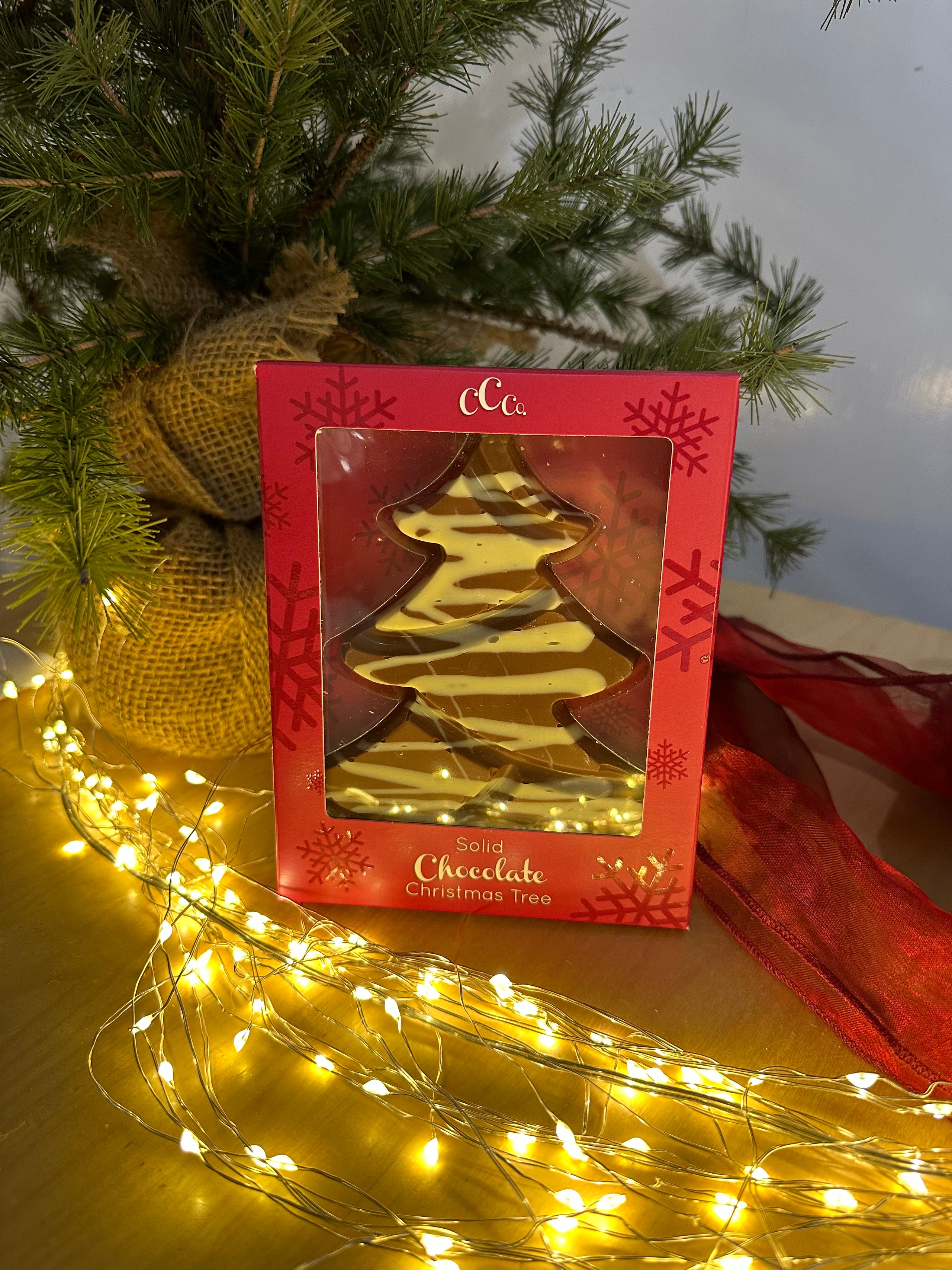 Solid Chocolate Christmas Design