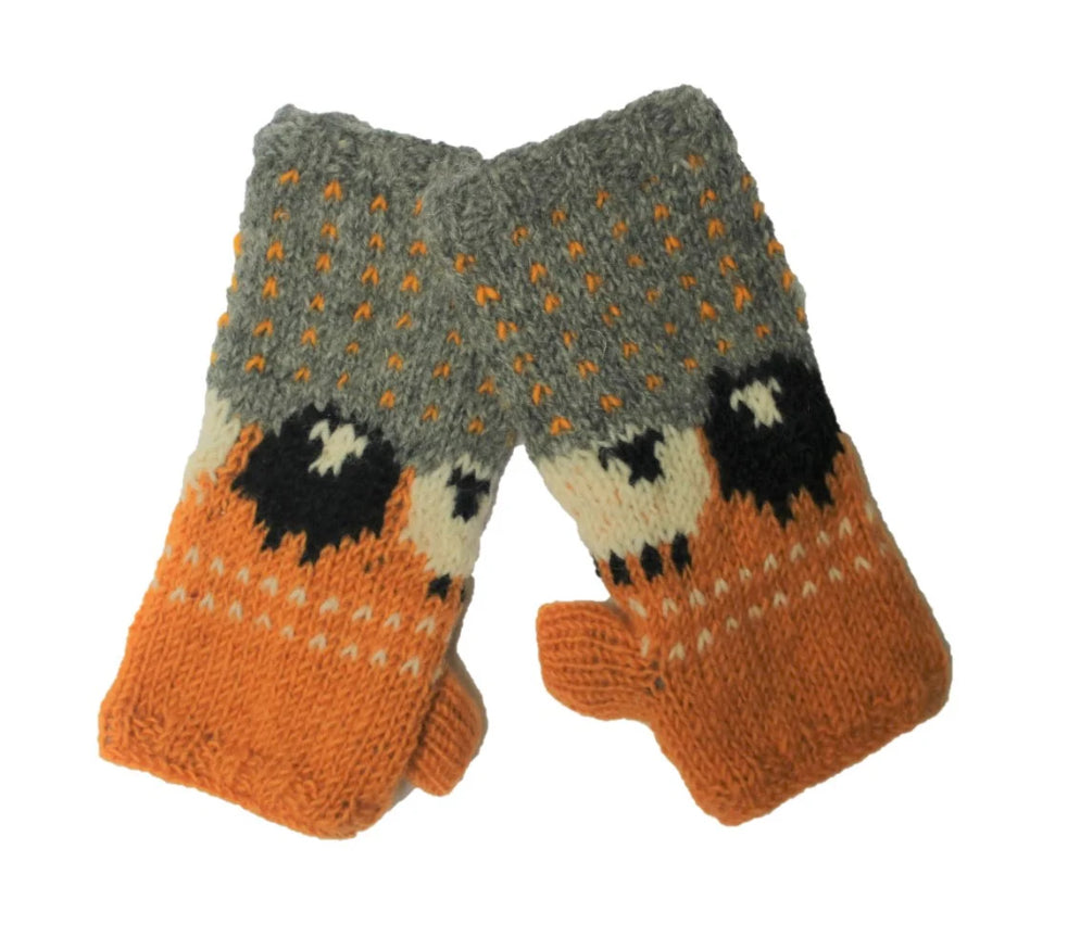 From The Source Sheep Wrist Warmers/Gloves Various Colours