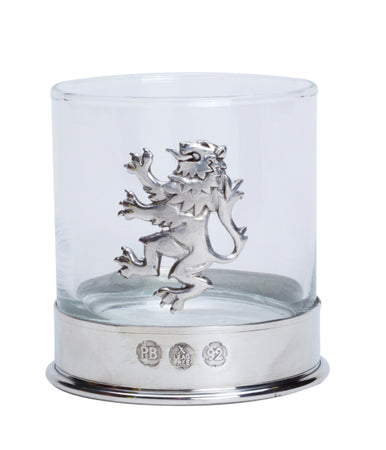 Whisky Glass With Pewter Base Various Designs