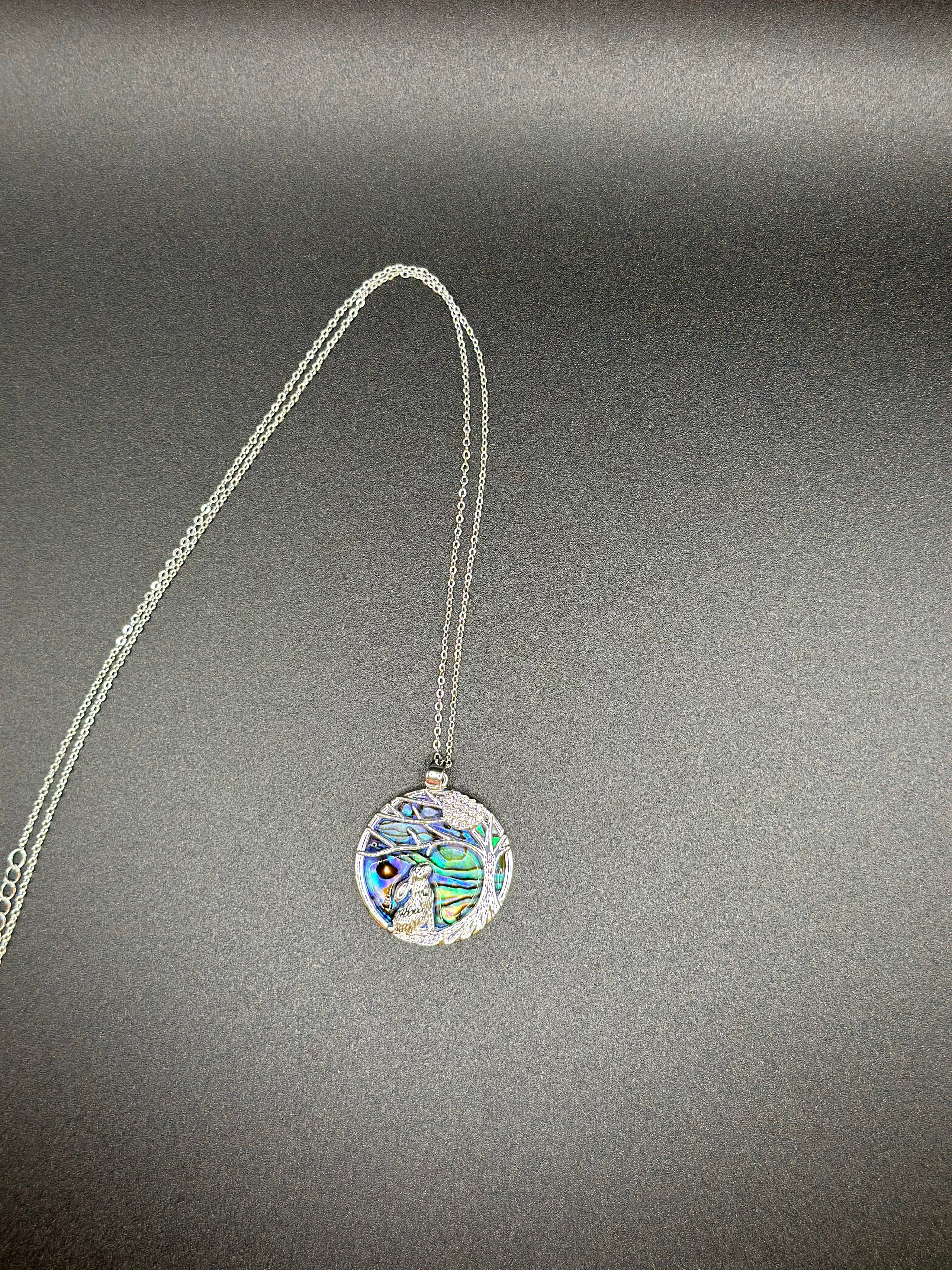 EQ Paua Shell Moongazer Necklace
