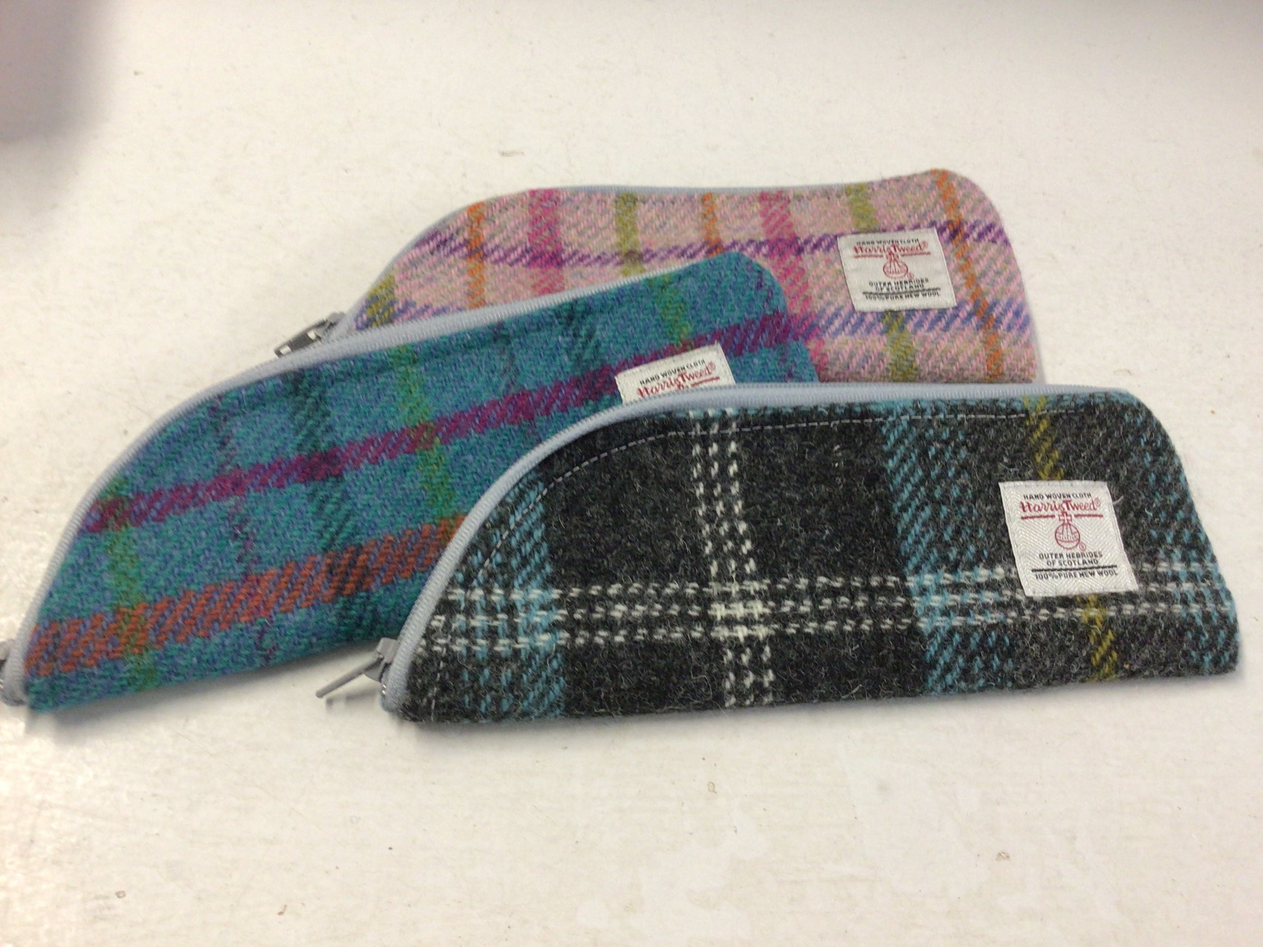 Harris Tweed Glass Case various colours