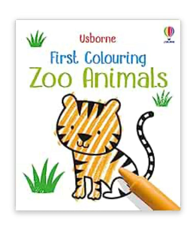 Book First Colouring Book Zoo Animals