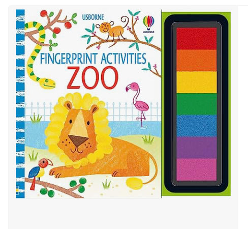 Book Fingerprint Activities Zoo