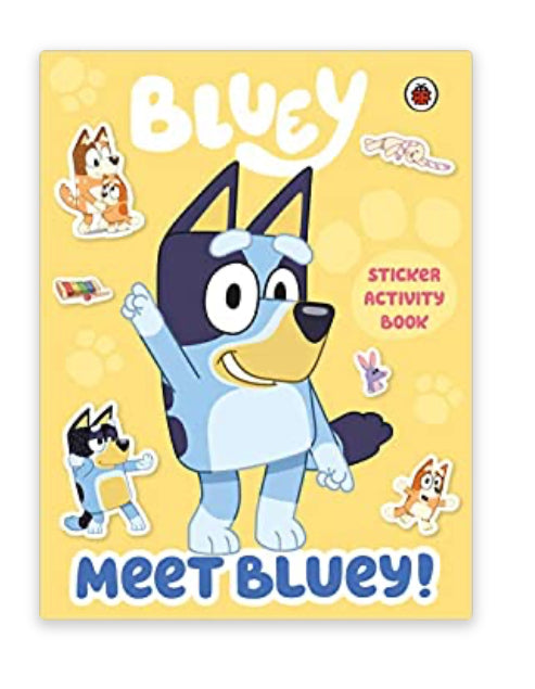 Book Meet Bluey Sticker Activity Book