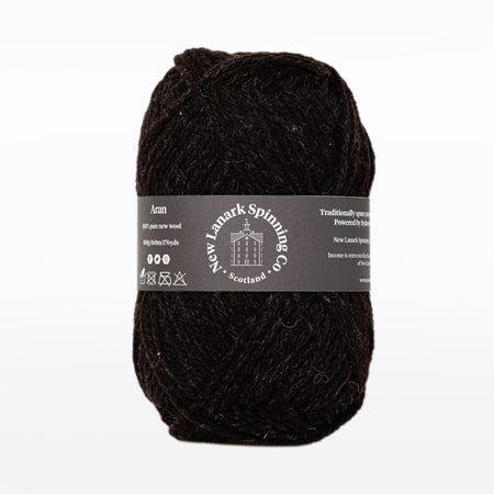 Natural Black Aran Yarn