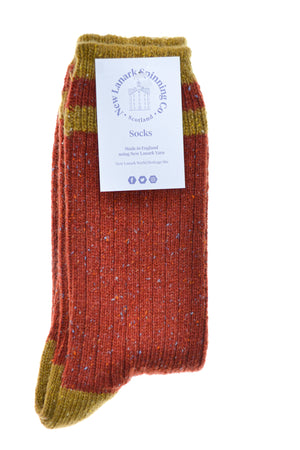 New Lanark gents socks various colours - New Lanark Spinning Company