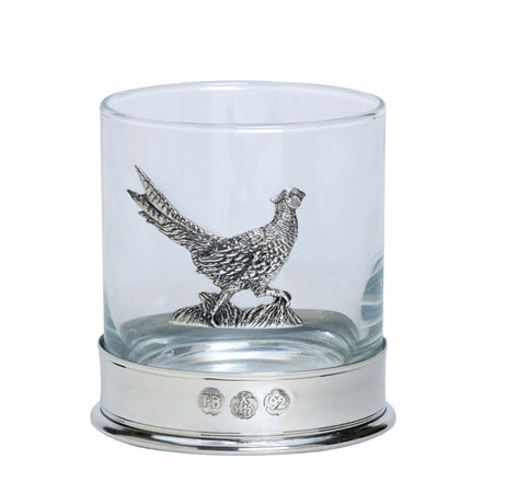 Whisky Glass With Pewter Base Various Designs