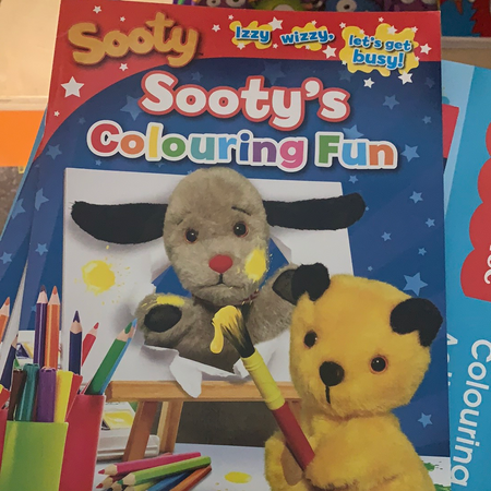 Book - Sooty’s Colouring Fun - New Lanark Spinning Company