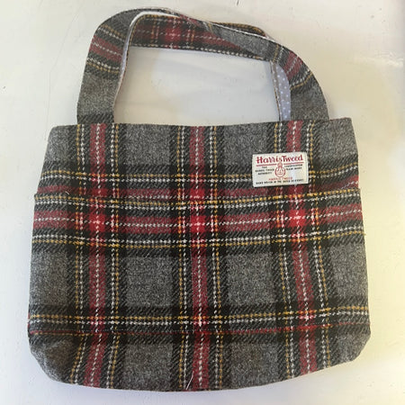 Harris Tweed Tote Bag - 2 Front Pockets