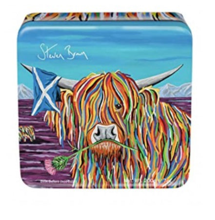 Steven Brown Illustrated Clotted Cream Gift Fudge Tin 200g