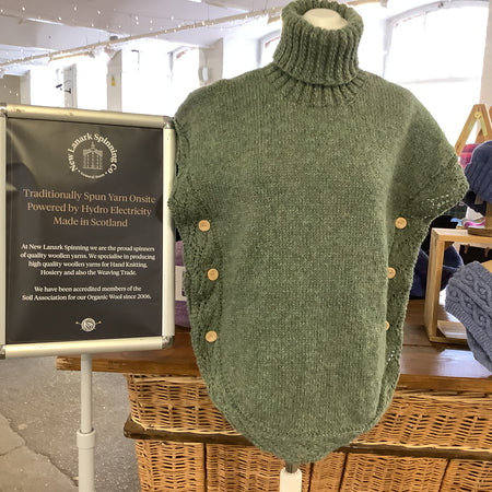 New Lanark Knitted Poncho