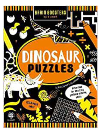 Book Brain Boosters Dinosaur Puzzles