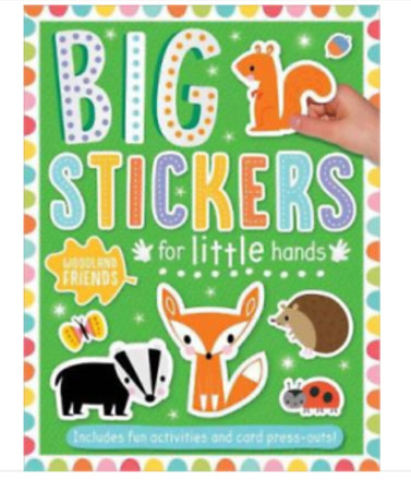 Book Big Stickers Woodland Friends 3+