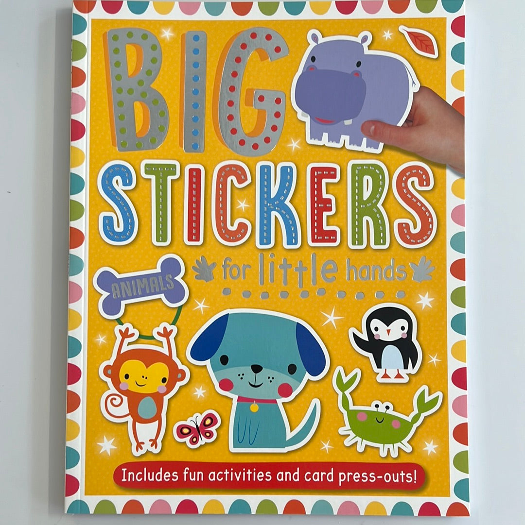 Book - Big Stickers, Animals