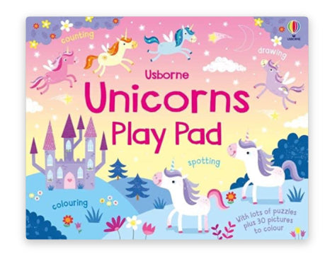 Book - Unicorns Play Pad