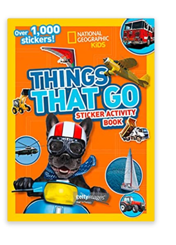 Book - National Geographic Things That Go Stickers