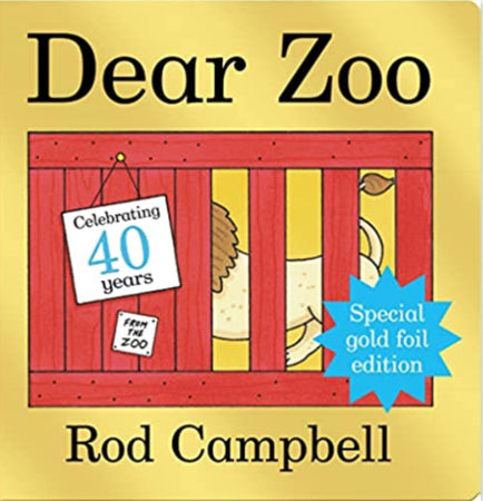 Book - Dear Zoo 40th AnniversaryEdition Gold